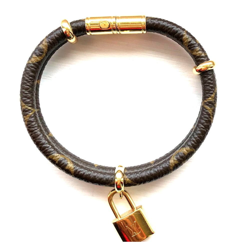 Louis Vuitton monogram canvas bracelet